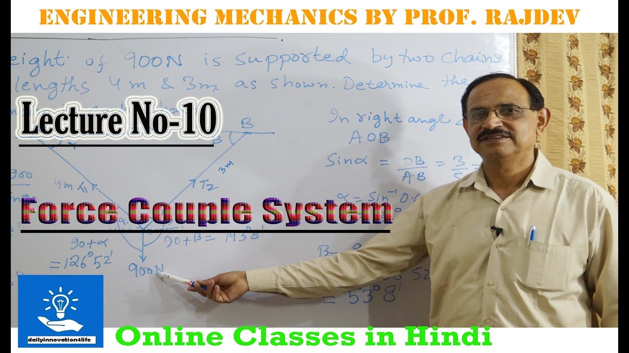 Force Couple System (हिन्दी में)