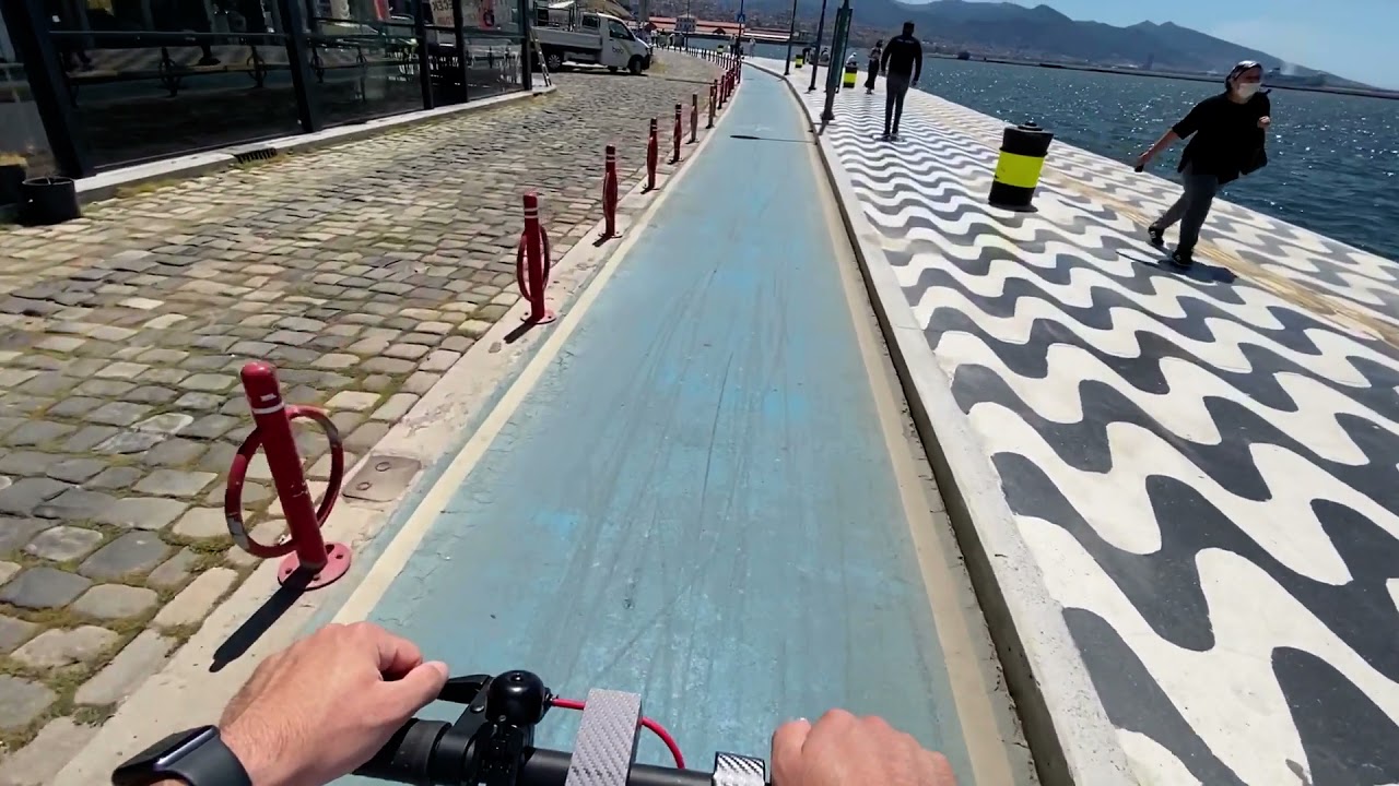 Beraber Sahil Turu Yapalım mı :) l Xiaomi M365 Pro Scooter ile Alsancak-Güzelyalı-Göztepe Sahil Turu