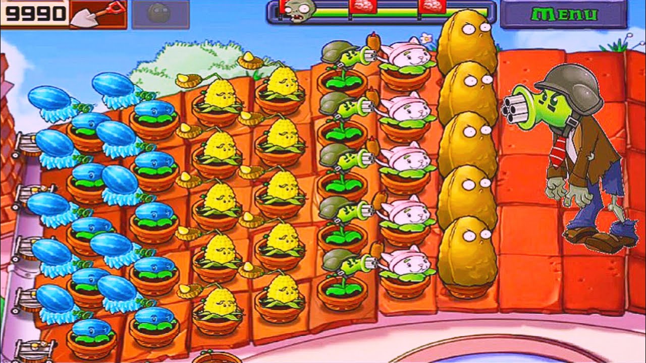 Plants Vs Zombies | Mini Games | Pogo Party & ZomBotany Completed Full HD Gameplay 1080p 60fps