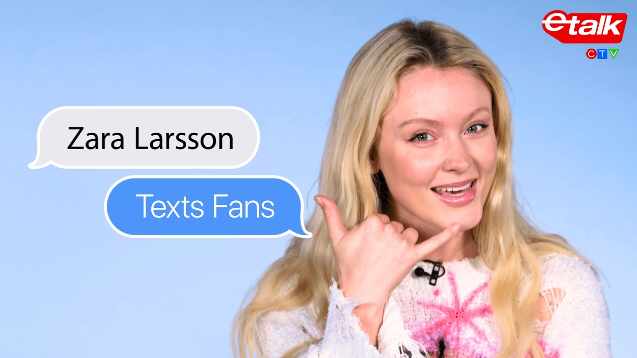 Zara Larsson Texts Fans, Defends JoJo Siwa, Talks Tate McRae & Picks Fave Eurovision Songs