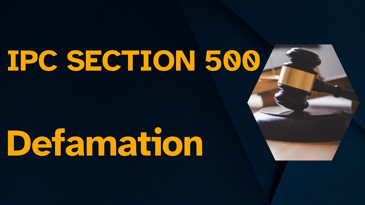 IPC Section 499 & 500, BNS Section 356, Defamation Law. #india #law #ipc