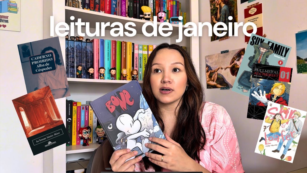 Livros que li no mês de janeiro + o que estou lendo 📖