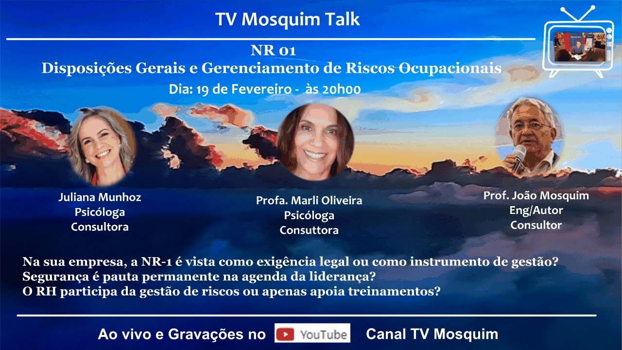 NR 01 - Disposições Gerais e Gerenciamento de Riscos Ocupacionais