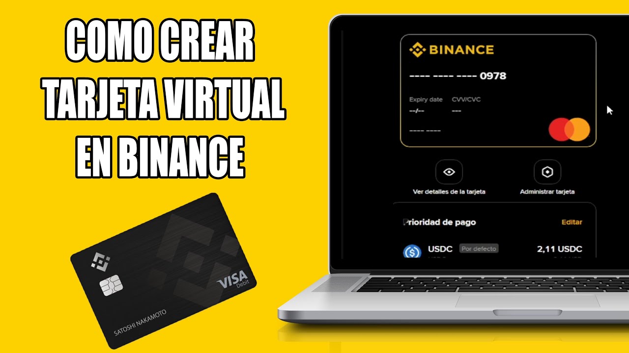 Como obtener tarjeta virtual en Binance (2026)