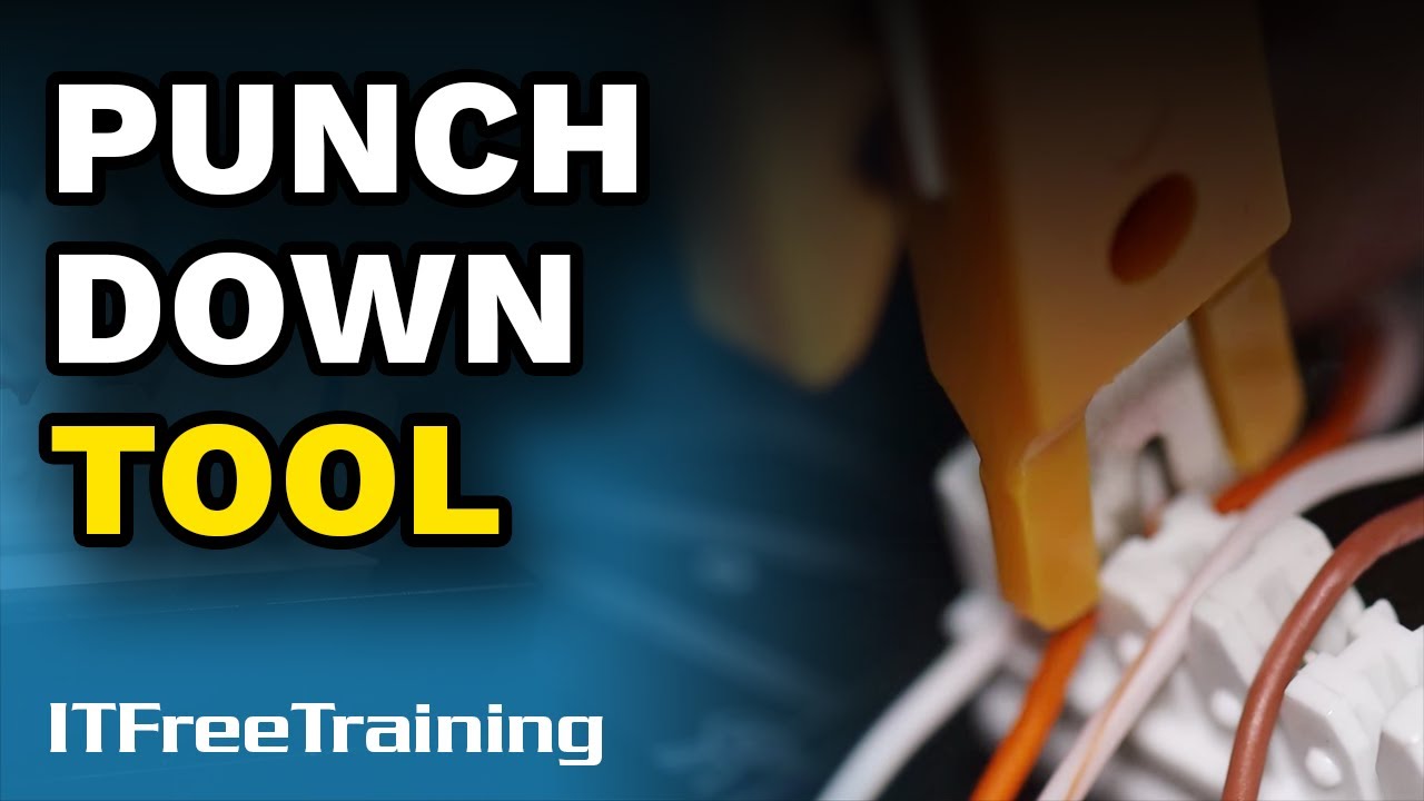 Punch Down Tool - CompTIA A+ 220-1101 &ndash; 4.8