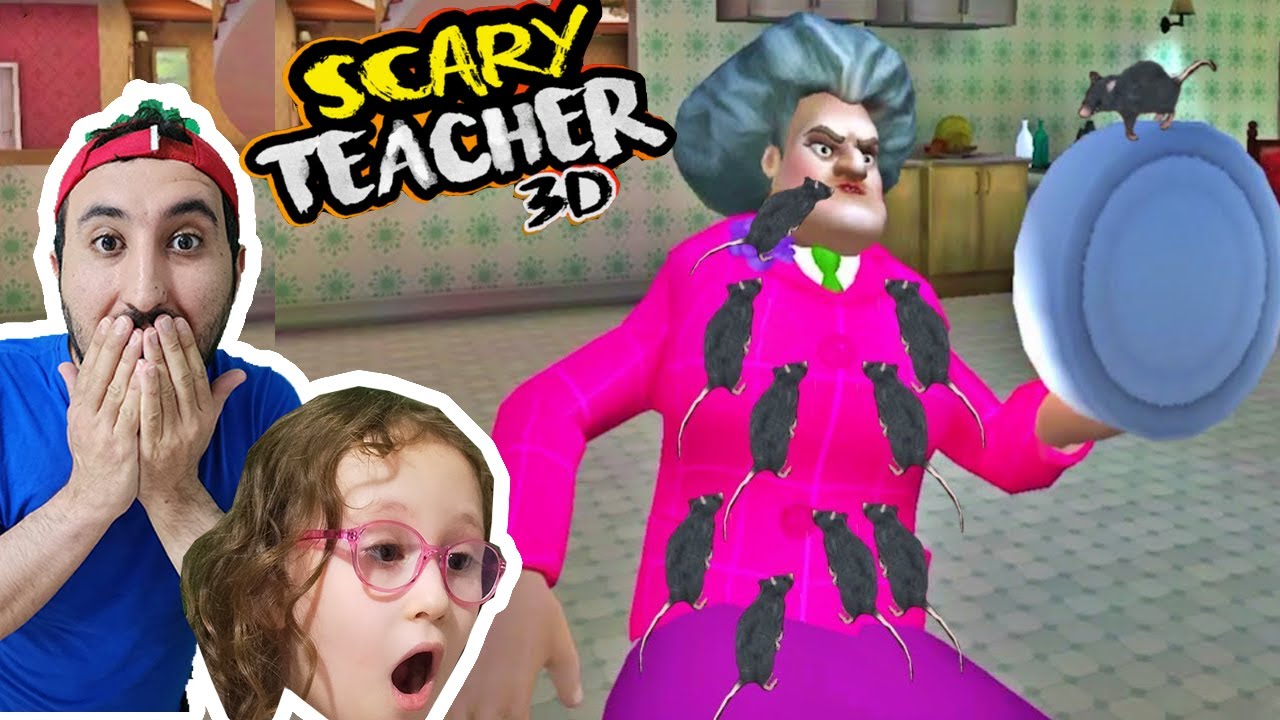 KORKUNÇ ÖĞRETMENE FARELER SALDIRDI! 😱| SCARY TEACHER 3D | GÖKHAN , BAHAR VE BANU ALYA | OYUNA GEL