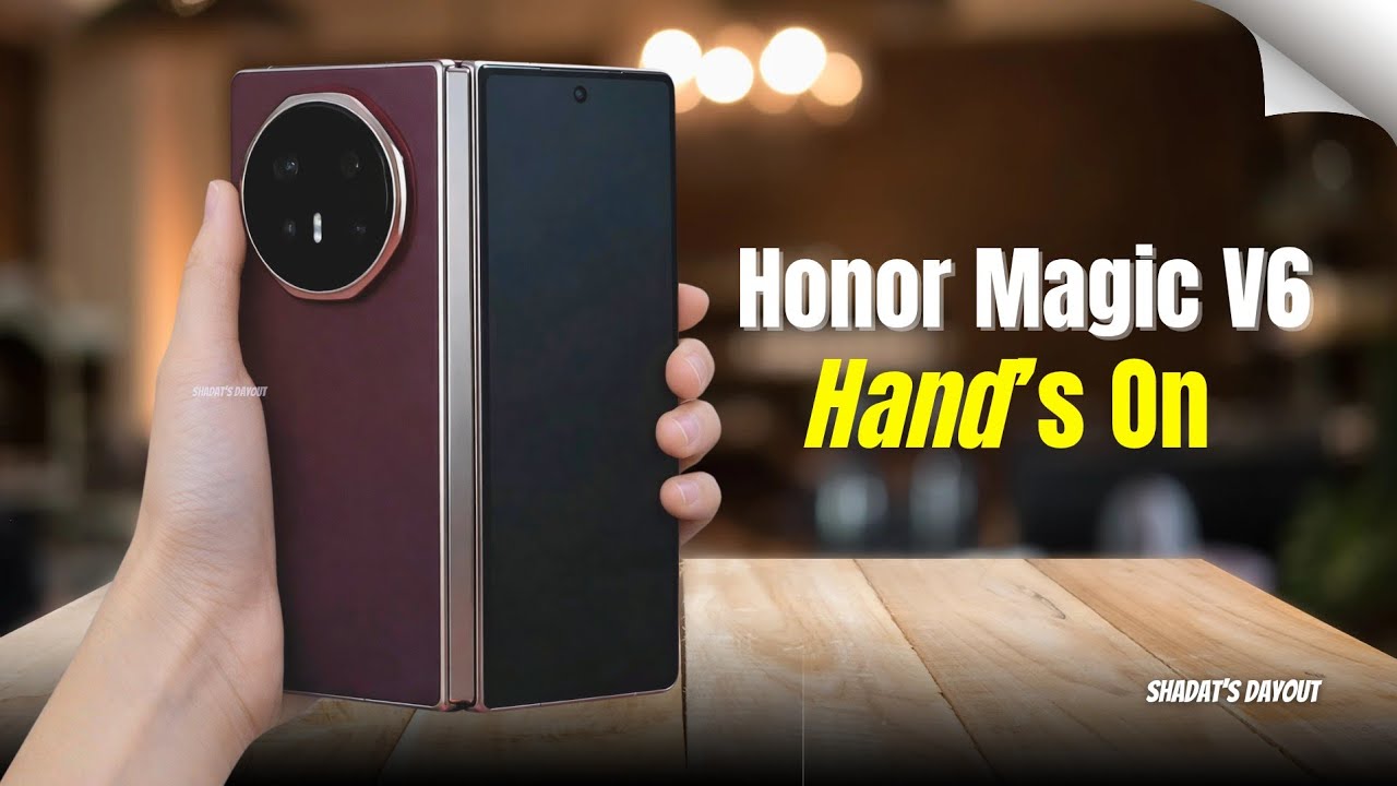 Первый взгляд на Honor Magic V6 — наконец-то он здесь!