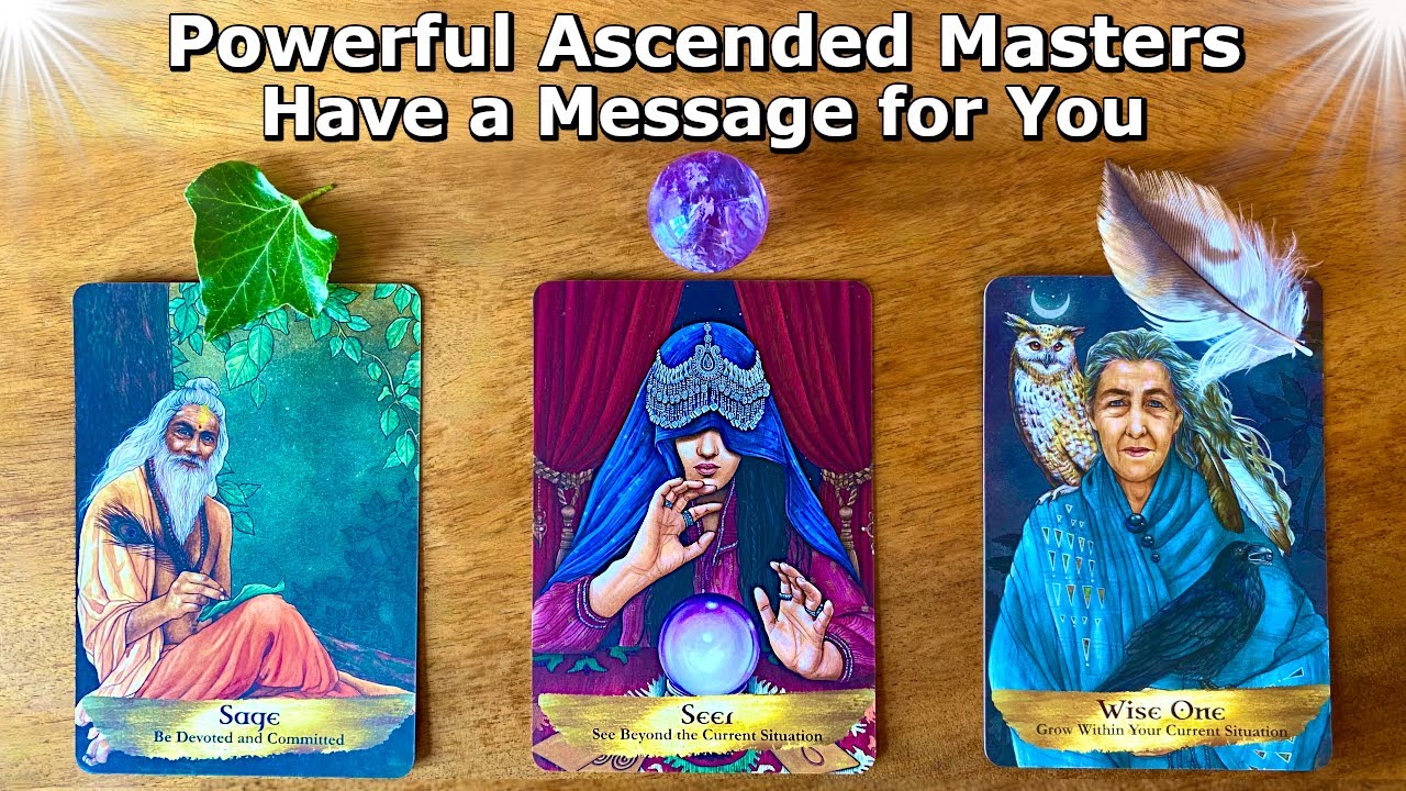 🍃🌟 Powerful Ascended Masters Have a Message for You 🔮✨ Timeless Pick a Card Reading 🦉🪶