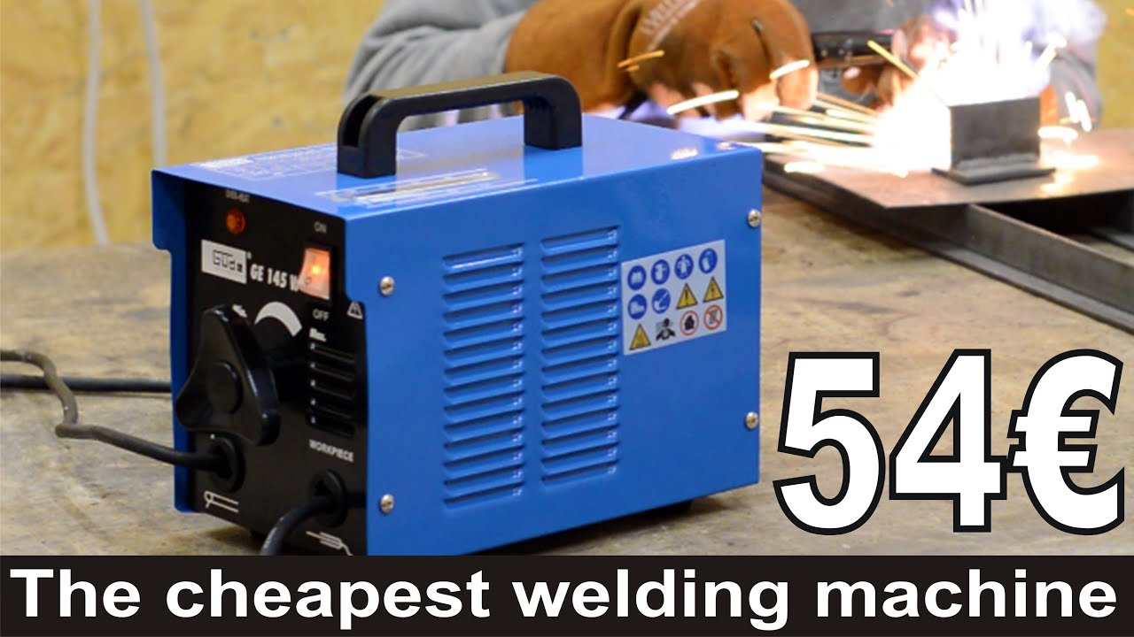 Güde GE 145 Unboxing and Test the cheapest 54€ welding machine / Das günstigste Schweißgerät für 54€