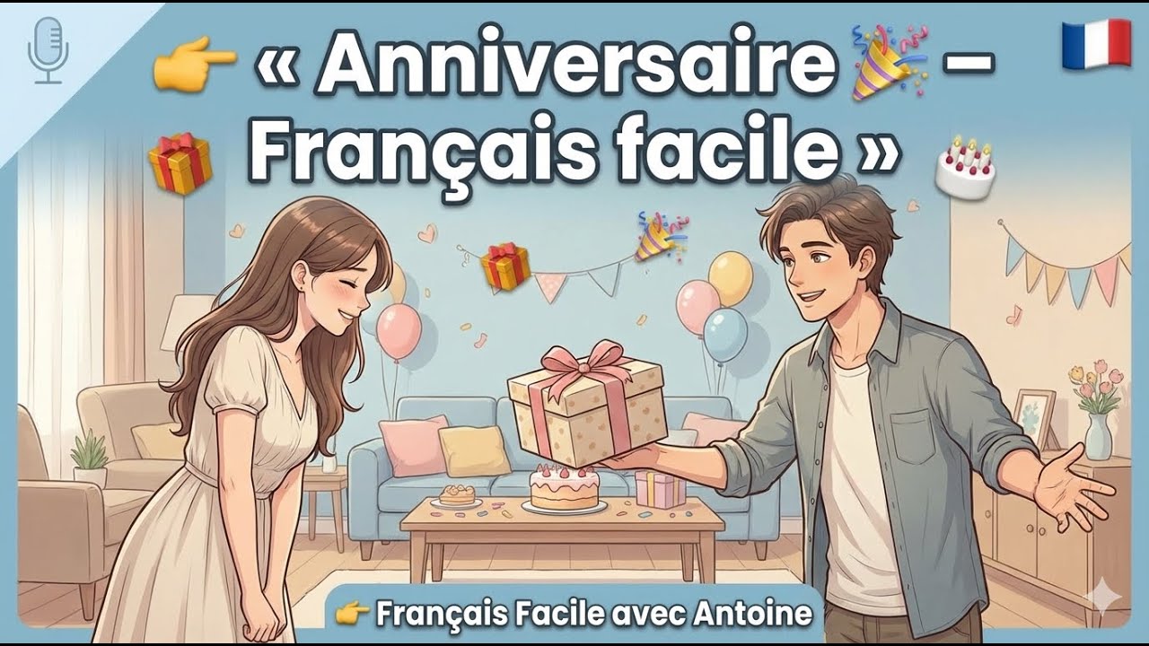 Invité à un anniversaire 🎉 | Offrir un cadeau et remercier en français