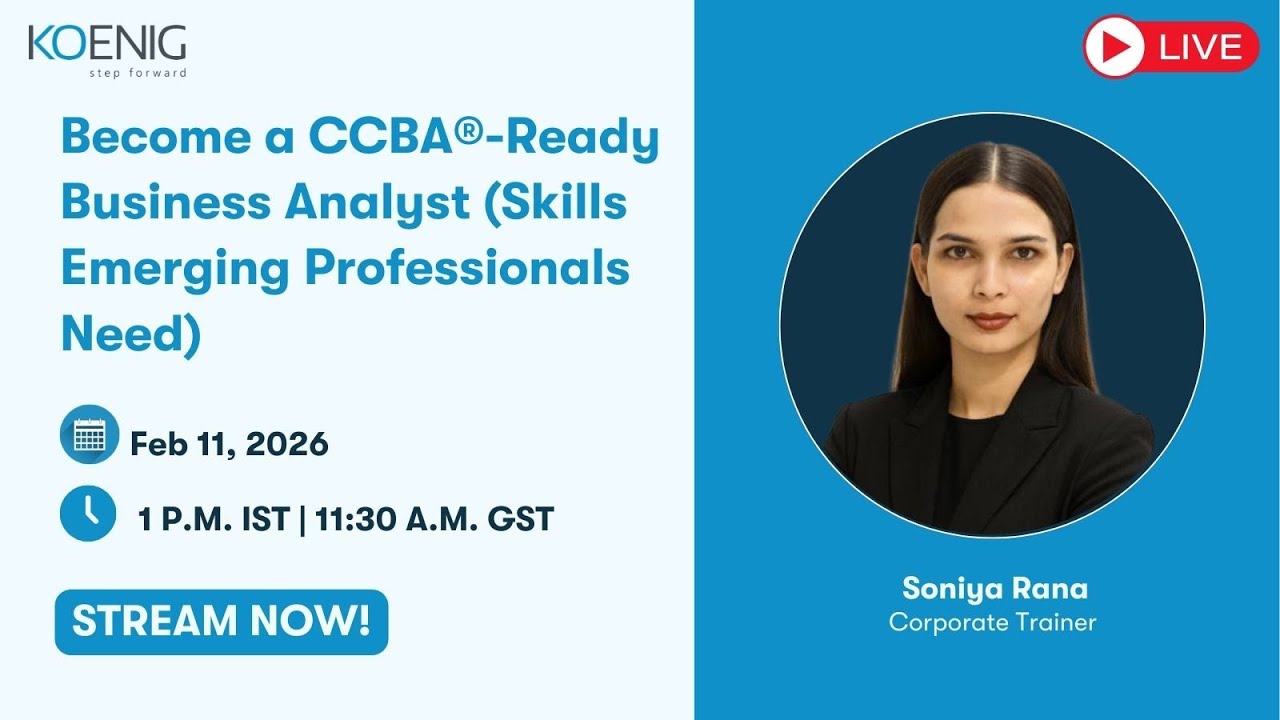 Become a CCBA®-Ready Business Analyst (Skills Emerging Professionals Need)