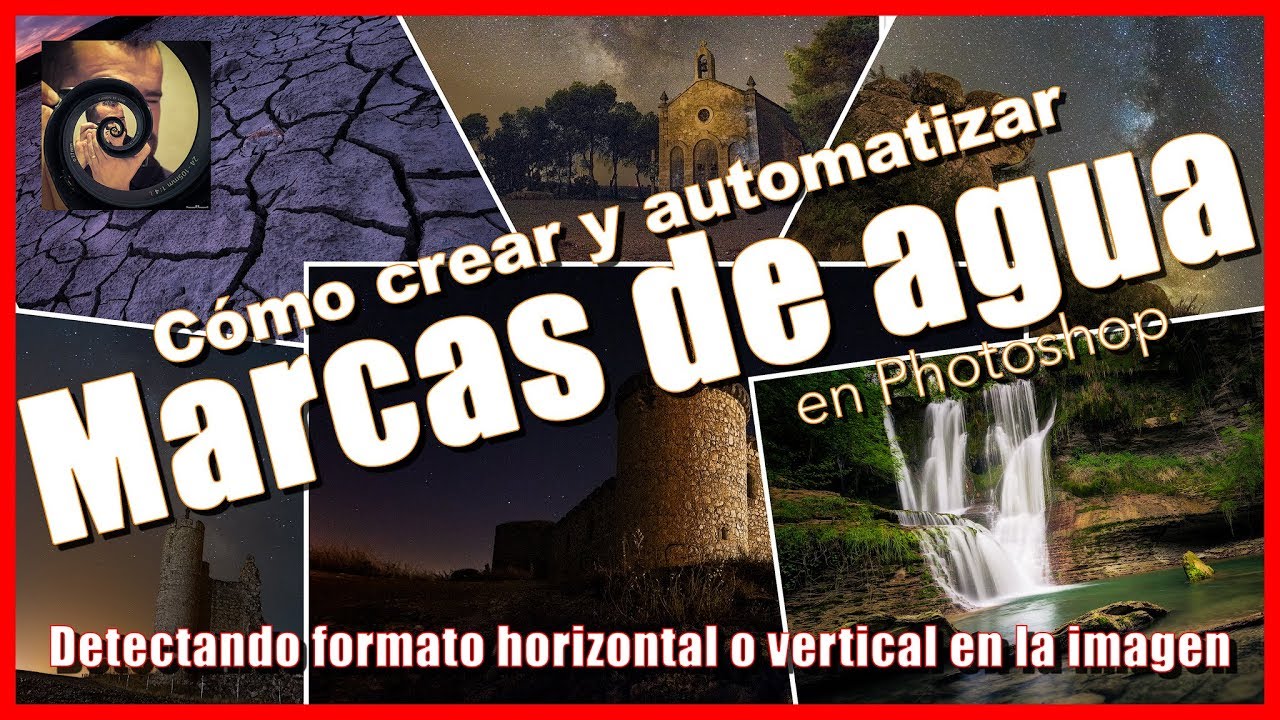 😱Cómo firmar fotografías con MARCAS DE AGUA en Photoshop de forma AUTOMÁTICA