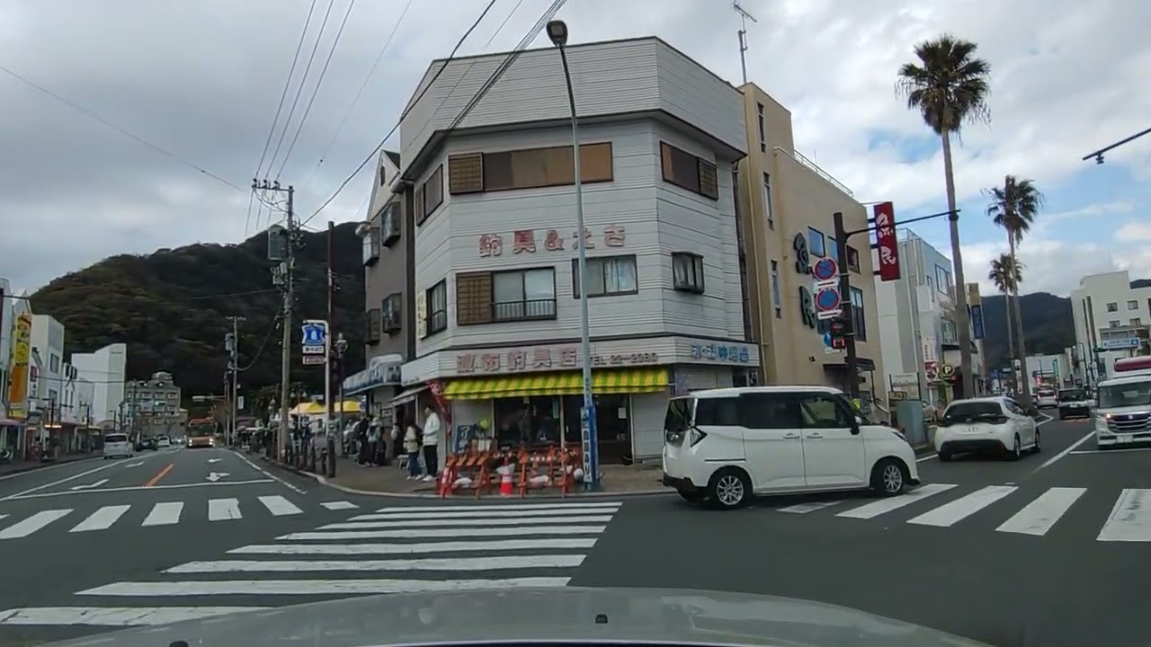 静岡県下田市　道の駅 開国下田みなと→河津ループ橋→道の駅 天城越え