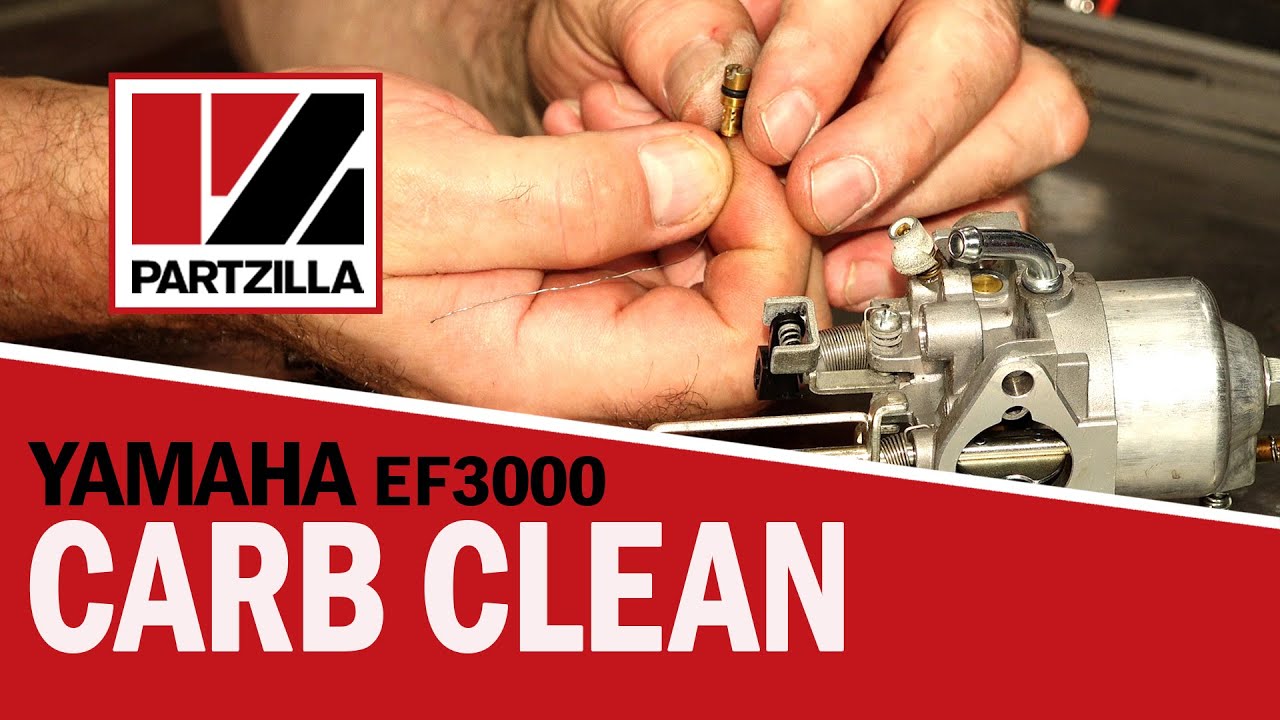 Yamaha EF3000iSEB Generator Carburetor Cleaning | Yamaha Generator Carb Removal and Cleaning