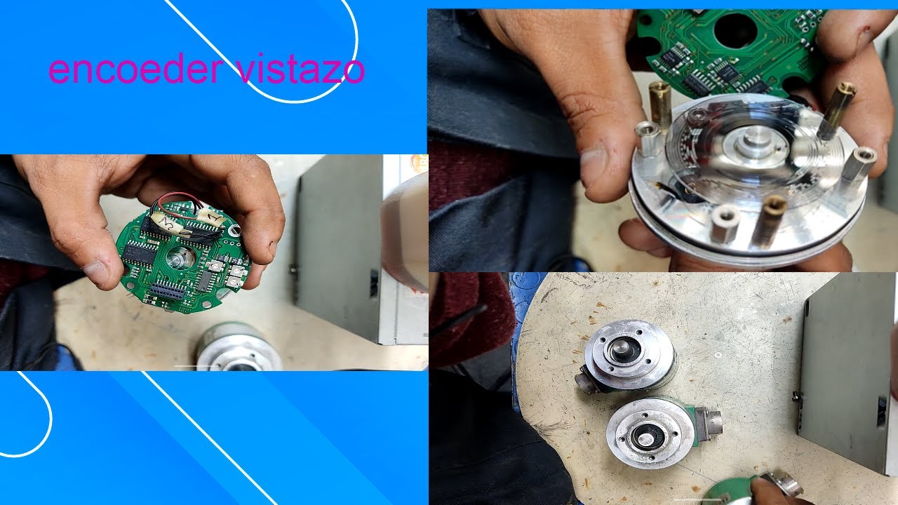 encoder por dentro....breve ... mi primer video gracias.....