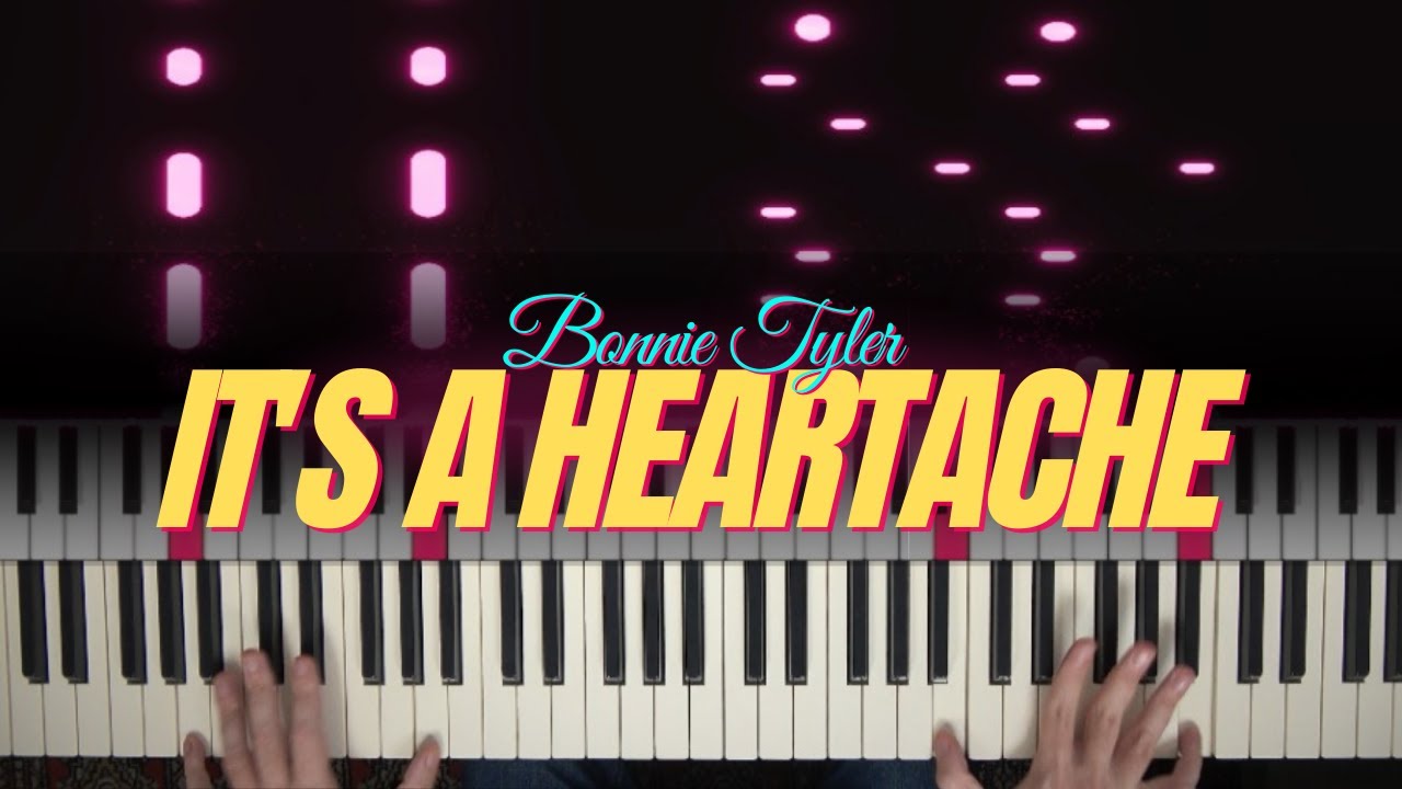 It´s a heartache tutorial (Bonnie Tyler) - Piano cover completo por Nacho Pozo