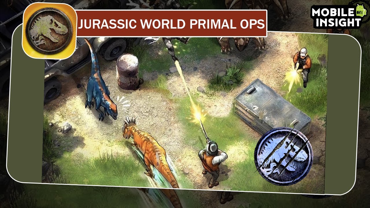 Jurassic World Primal Ops for Android & iOS APK Download (Official) Trailer Mobile
