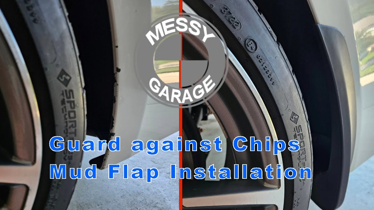 BMW F30 Mud Flap Installation