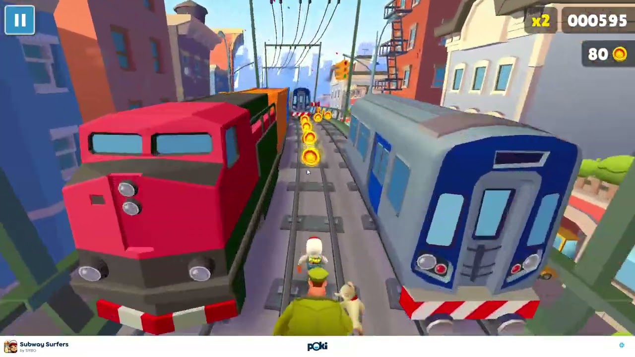 Playing Subway Sufers