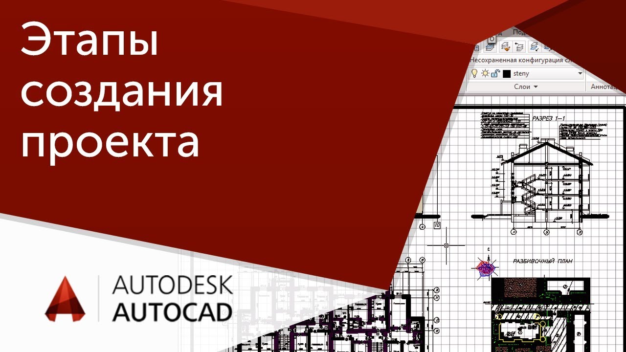 Этапы создания проекта в AutoCAD