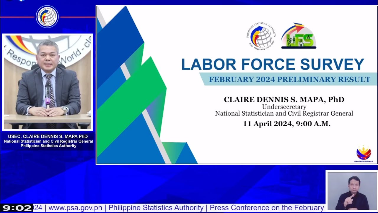 Press Conference on the February 2024 Labor Force Survey Preliminary Results