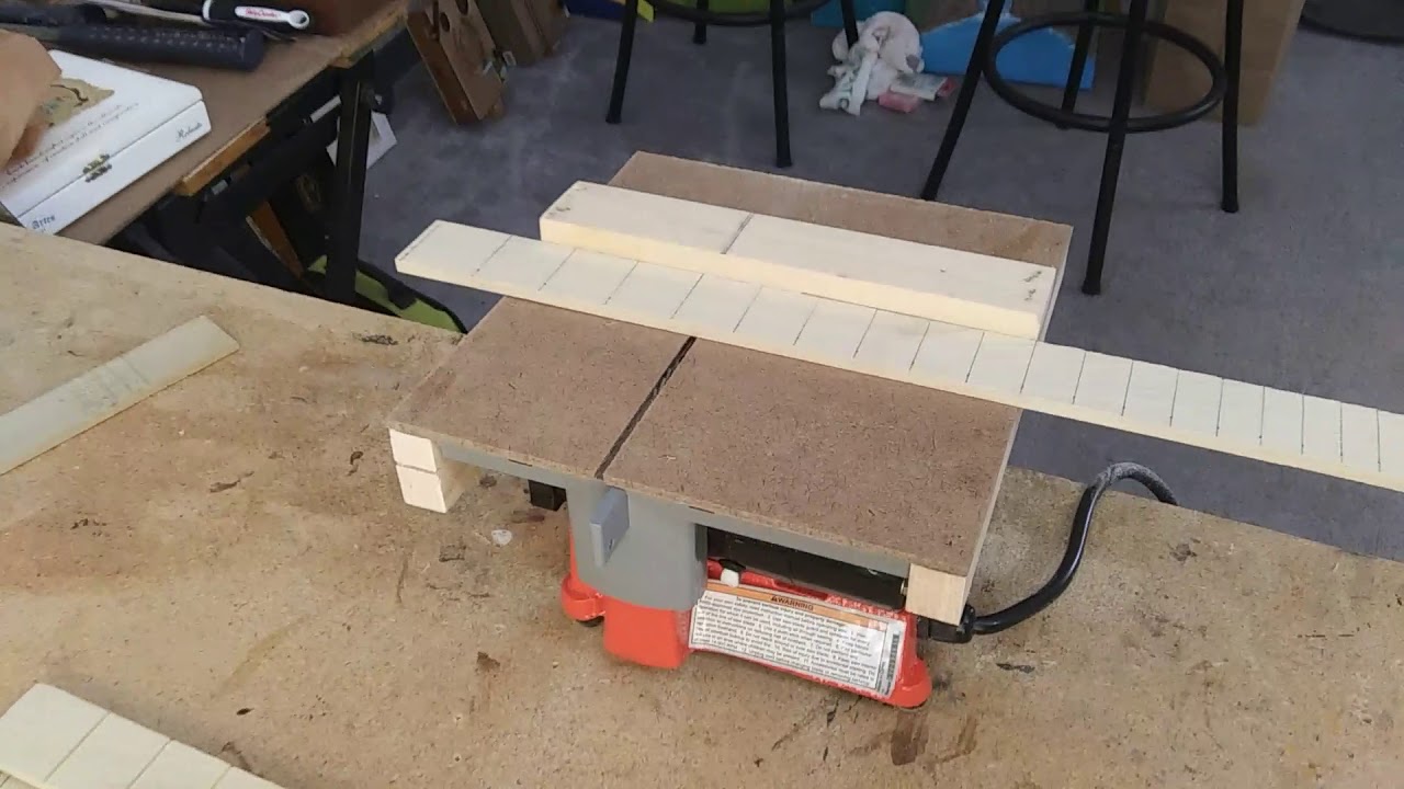 Cigar Box Guitar Cutting Fret Slots Quick