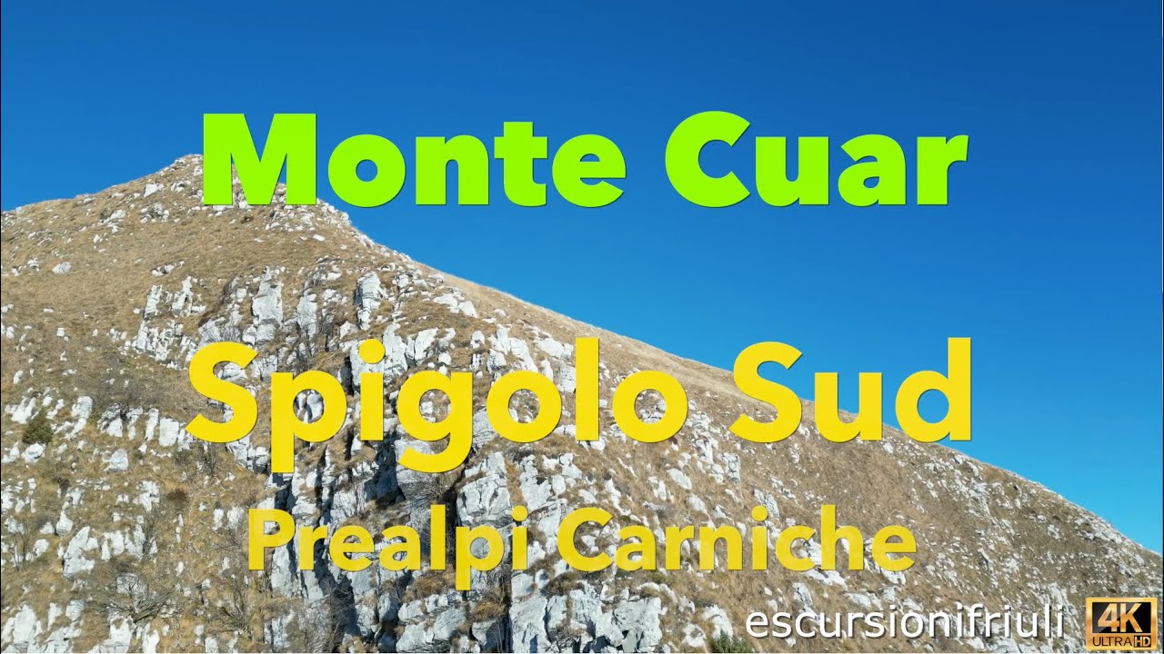 183 Spigolo sud del Monte Cuar (4K) è una via che risale molto ripidamente il versante meridionale