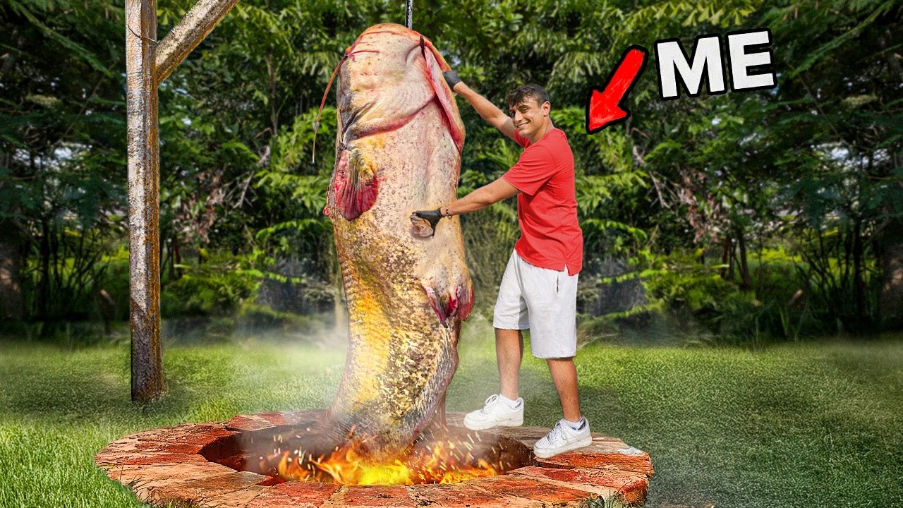 Приготовление самой большой рыбы в мире!
