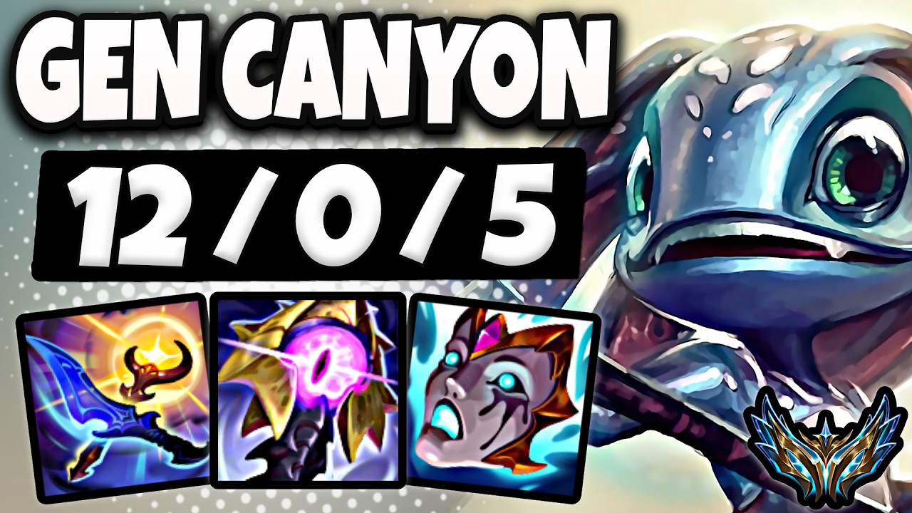 Fizz vs Taliyah Jungle [ Gen.G Canyon ] Korea Challenger Patch 26.4