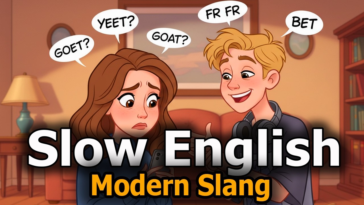 Learn Modern English Slang: A Slow English Lesson for Beginners