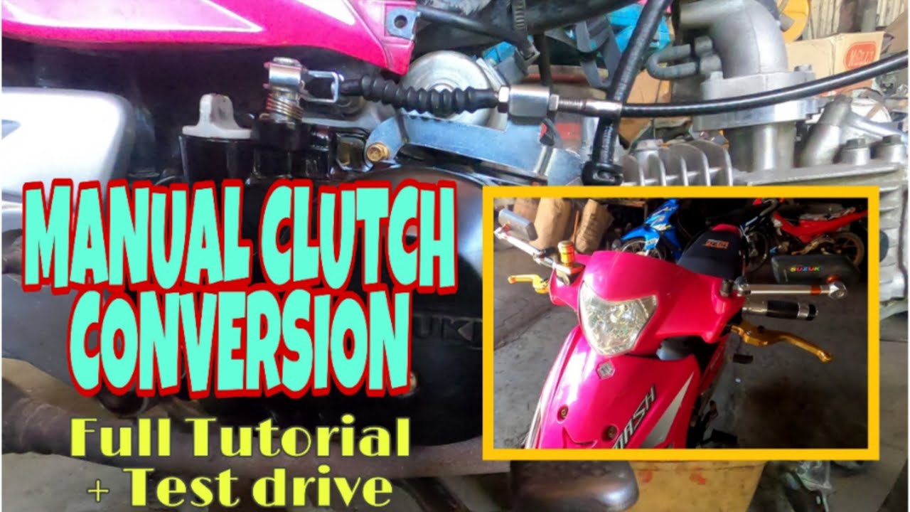 Smash 115 || Manual Clutch Conversion