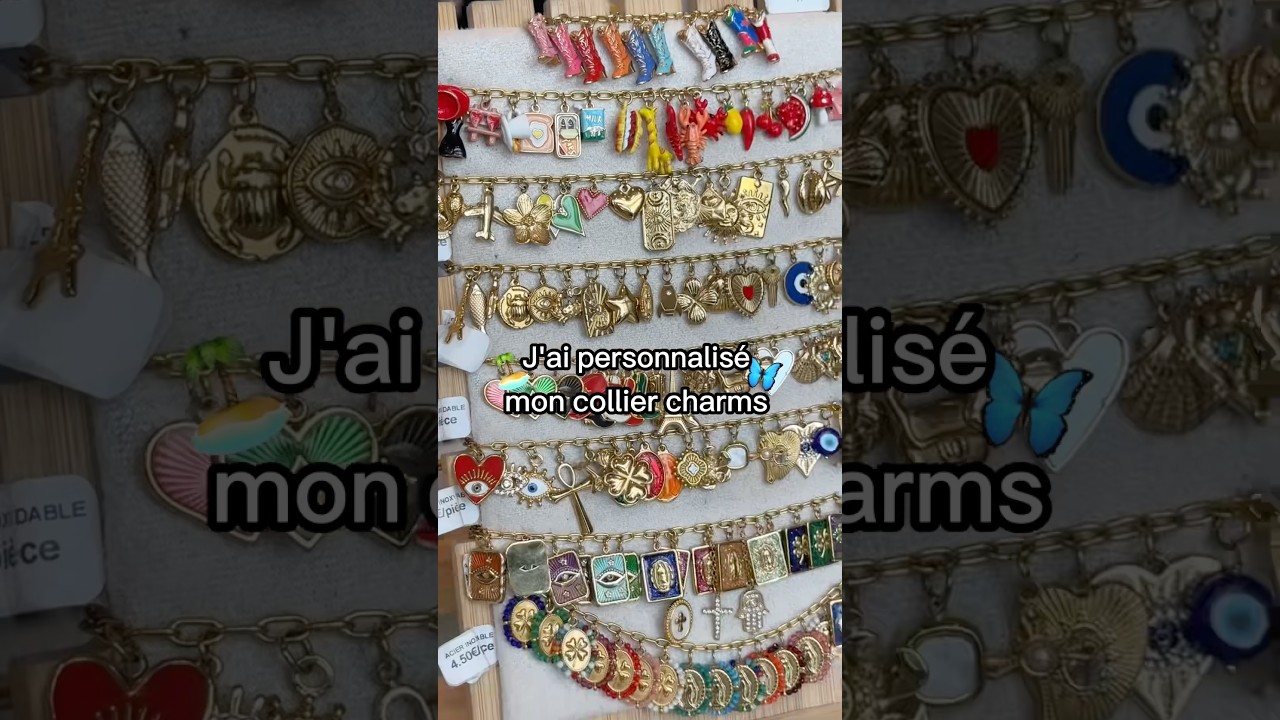 😍😍 Le paradis des bijoux !!! J&rsquo;adooore #bijoux #charm #collier #paris