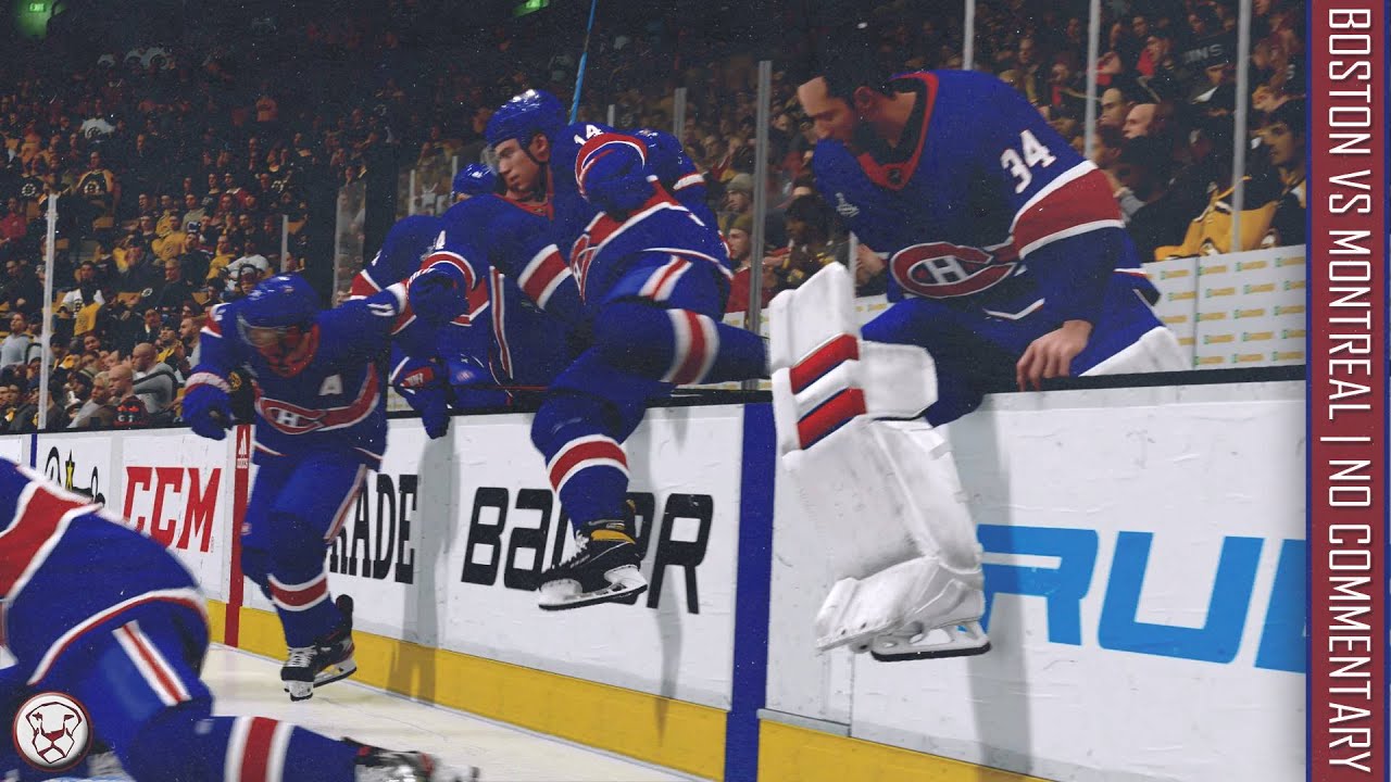 NHL 21: Boston Bruins vs Montreal Canadiens - No Commentary | Playoff Matchup | Xbox Series S