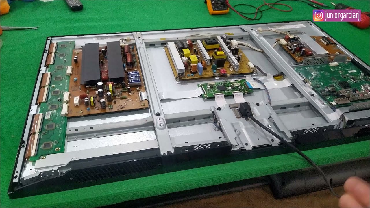 CONSERTANDO PLACAS Y-SUS E Z-SUS DA TV LG 42PT250B - ARMANDO E DESARMANDO O RELÊ - DICAS