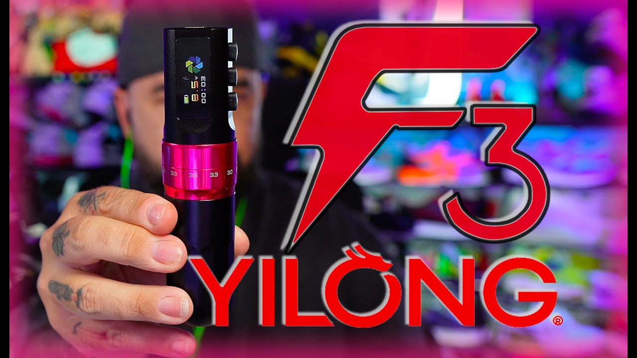 Maquina Rotativa ECONOMICA y FUNCIONAL YILONG F3 Tattoo