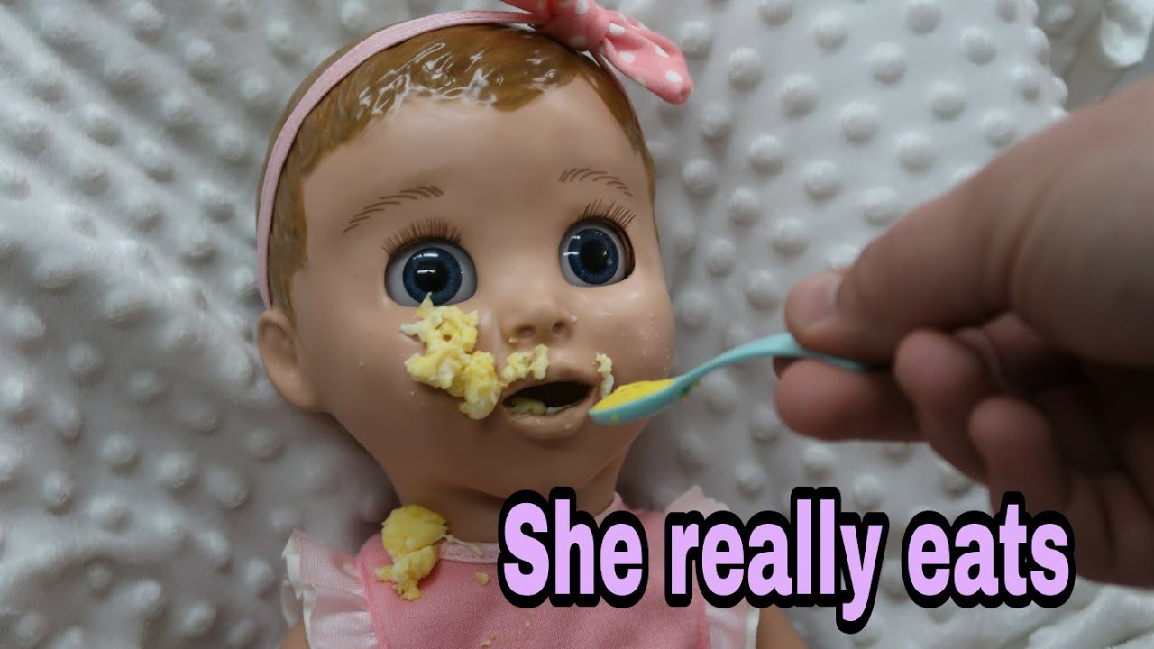 Luvabella Eats Breakfast! Robotic Talking Baby Doll - Hottest Doll On The Market