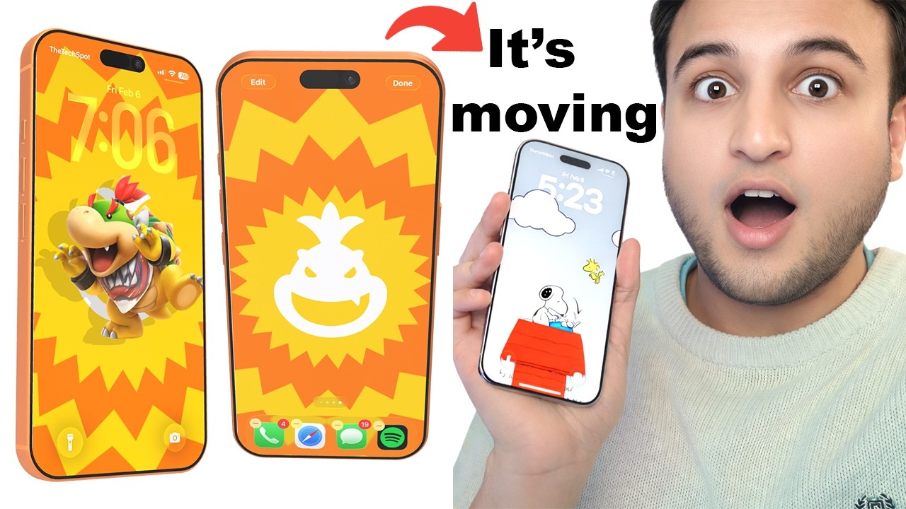 Get *REAL* Animated Moving Wallpapers on iPhone (iOS 26)