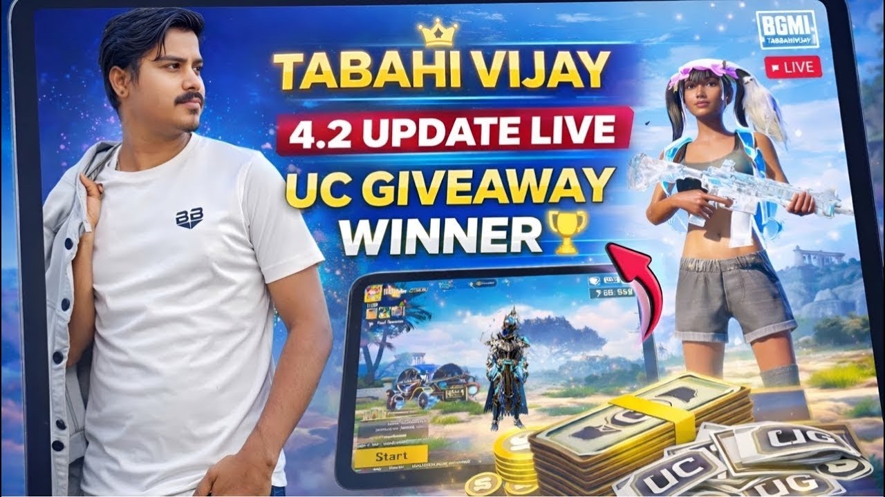 Battlegrounds Mobile India Live 🔴 | iPad A16 Power Test 💥 120 FPS Gameplay 😱 (2025)
