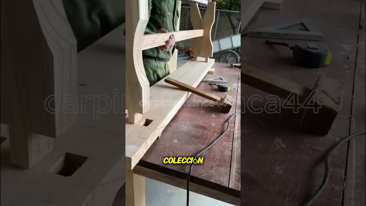 🪚 Aprende carpinter&iacute;a f&aacute;cil y cre&aacute; tus propios muebles desde casa #carpinteria #muebles