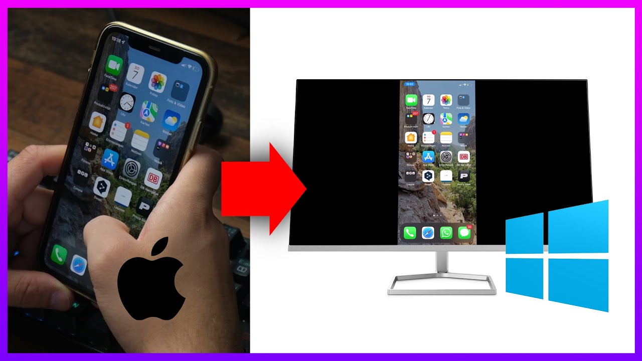 iPhone Bildschirm auf Windows PC &uuml;bertragen - so bekommst du dein Apple Ger&auml;t in OBS