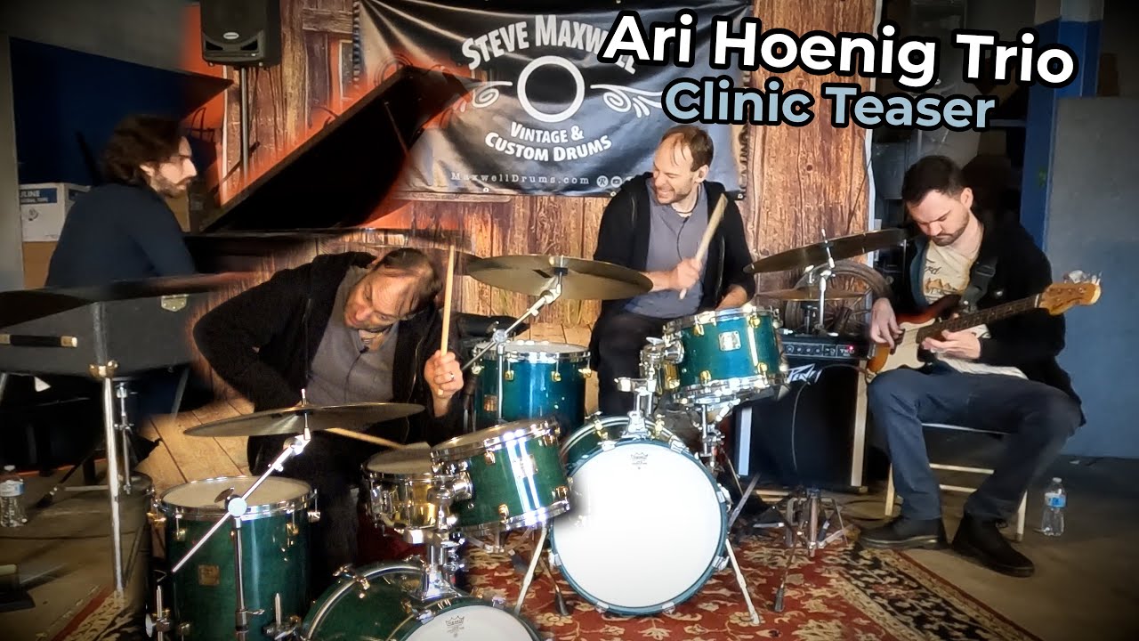 Ari Hoenig Trio - Clinic Teaser (Performances Only) 4/18/2024