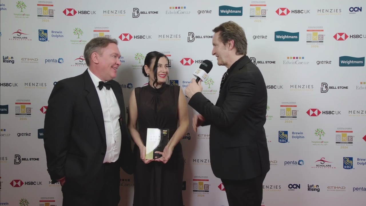 LCCI SME London Business Awards 2026 - Red Carpet Interview - Positive Impact Award