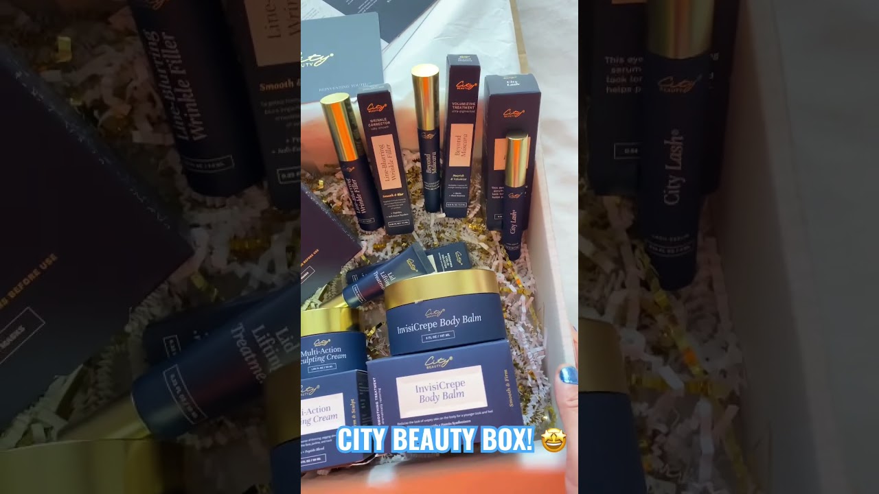 CITY BEAUTY OFFICIAL BOX #citybeauty #citybeautyoffical #holiday #beauty #over40skincare #skincare