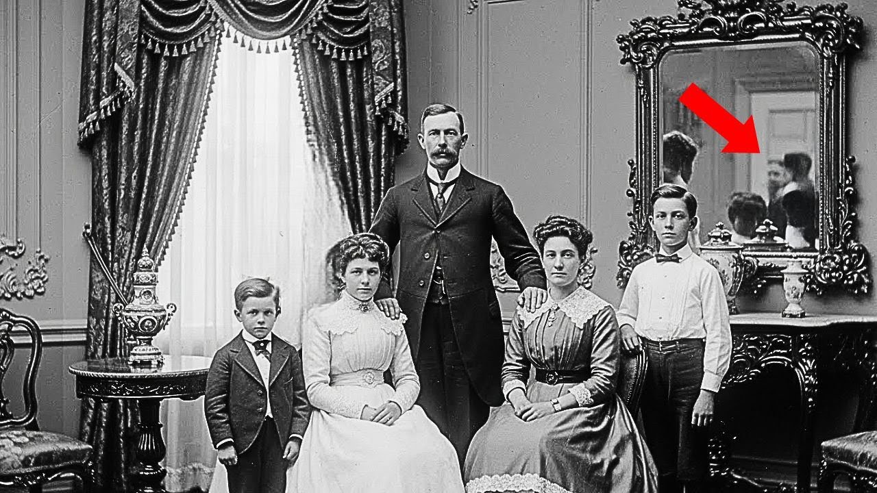 This 1900 portrait looked normal — until the background revealed who really took the picture