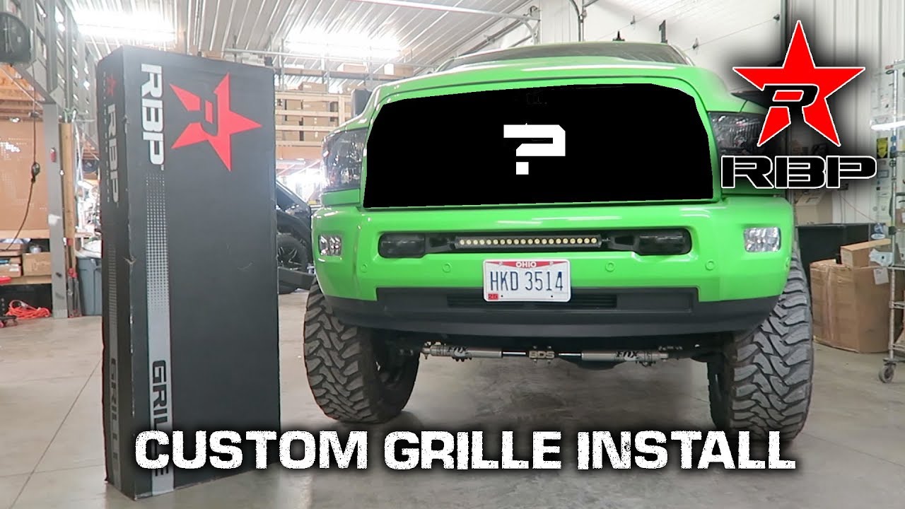 MY CUSTOM GRILLE IS FINALLY ON!!!! *RBP*