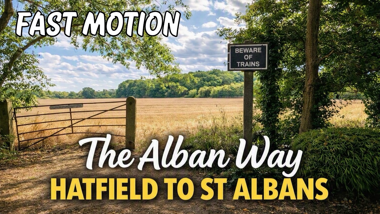Walk 194 | The Alban Way | Hatfield to St Albans #walkingtour #hertfordshire #abandonedrailway