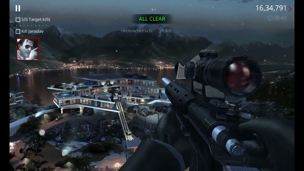 Hitman sniper- kill 6 high profile target