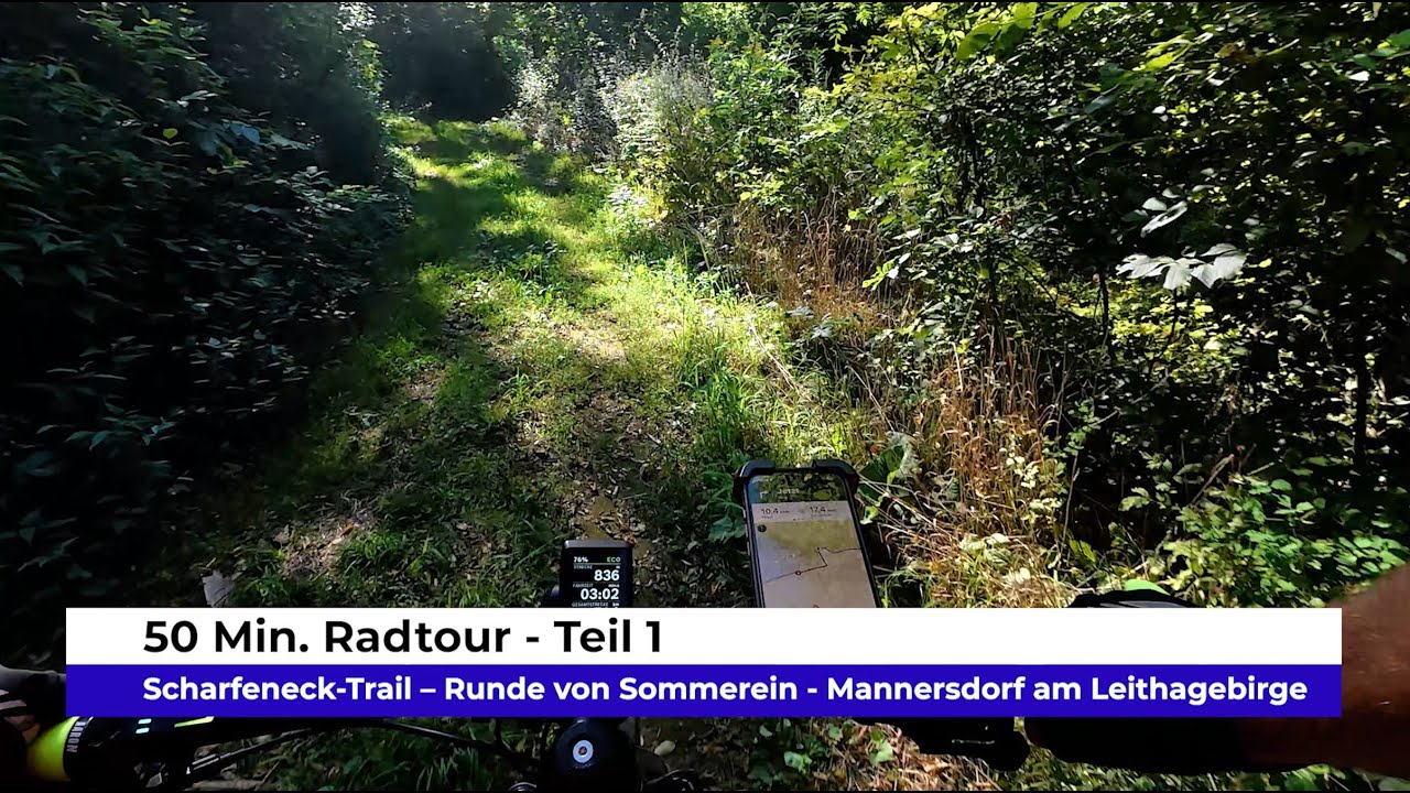 Radtour Scharfeneck - von Sommerein nach Mannersdorf - Teil1