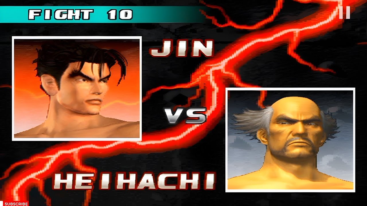 Tekken 3 Jin in survival mode secret 