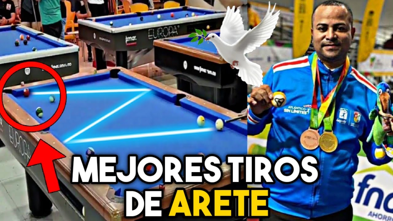 Las jugadas LEGENDARIAS de ARETE, el GENIO del billar COLOMBIANO 🇨🇴🔥